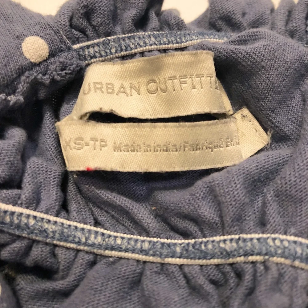 Urban Outfitters Blue Ruffled Crop Top NWOT!! - Picture 5 of 6